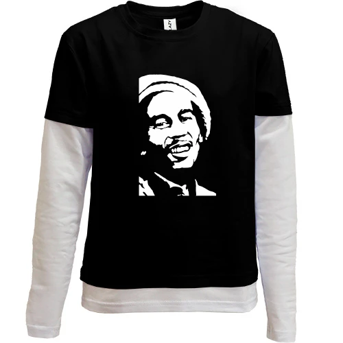 Комбинированный детский лонгслив Bob Marley (2)
