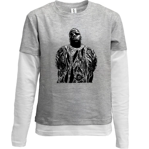 Комбинированный детский лонгслив, серый, с Rick Ross (2)