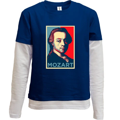 Комбинированный детский лонгслив Mozart Hope