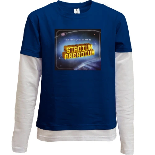 Комбінований дитячий лонгслів, Синій, Red Hot Chili Peppers - Stadium Arcadium