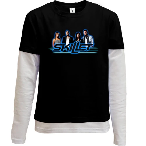 Комбинированный детский лонгслив Skillet Band 2