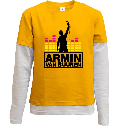Комбинированный детский лонгслив Armin Van Buuren EQ