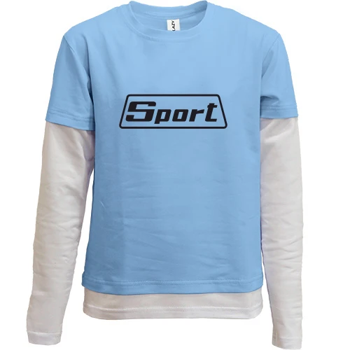 Комбінований дитячий лонгслів Sport