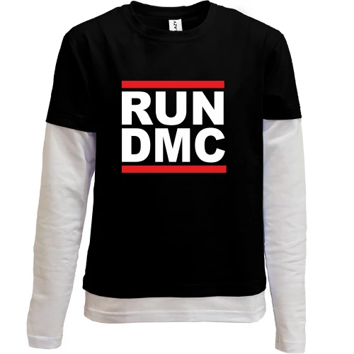 Комбинированный детский лонгслив Run DMC