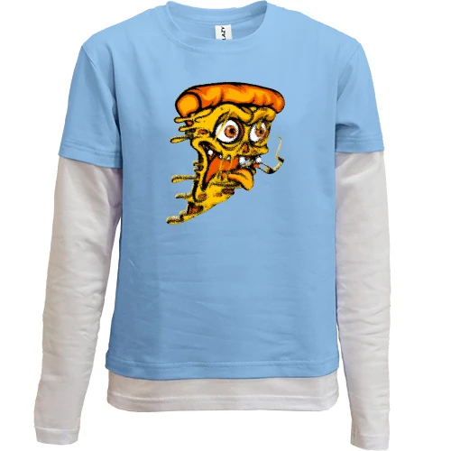 Комбінований дитячий лонгслів Crazy Pizza