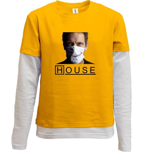 Комбинированный детский лонгслив Dr. House