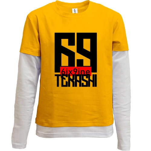 Комбинированный детский лонгслив Tekashi 69