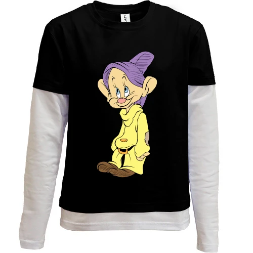 Комбинированный детский лонгслив Dopey art