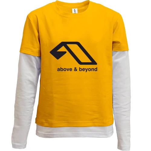 Комбинированный детский лонгслив Above & Beyond