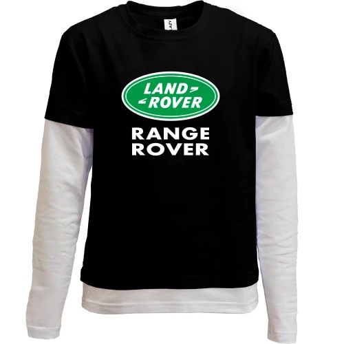 Комбинированный детский лонгслив Land rover Range rover