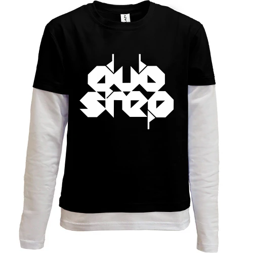 Комбинированный детский лонгслив Dubstep 2