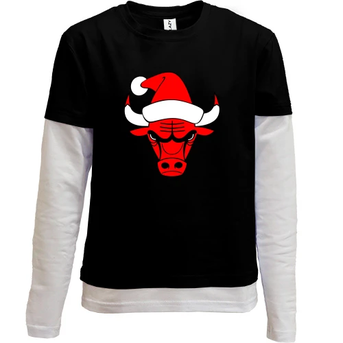 Комбинированный детский лонгслив Chicago Bulls New Year JUDO Volleyball player