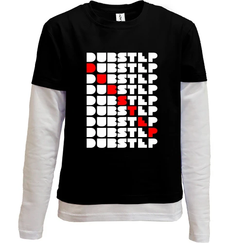 Комбинированный детский лонгслив Dubstep 6