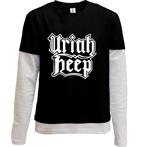 Комбинированный детский лонгслив Uriah Heep