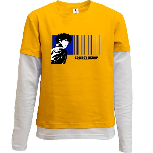 Комбинированный детский лонгслив Cowboy Bebop