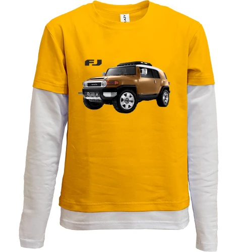 Комбінований дитячий лонгслів Toyota FJ