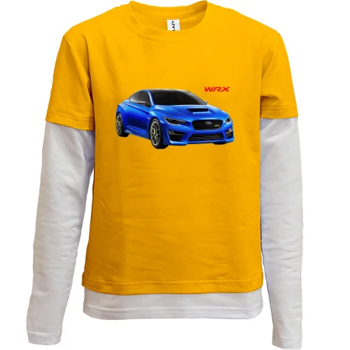 Комбінований дитячий лонгслів SUBARU WRX