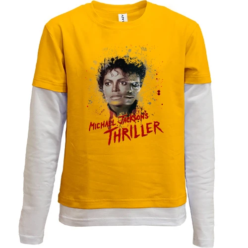 Комбінований дитячий лонгслів Michael Jackson Thriller