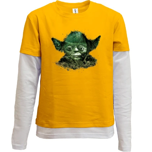 Комбинированный детский лонгслив Star Wars Identities (Yoda)