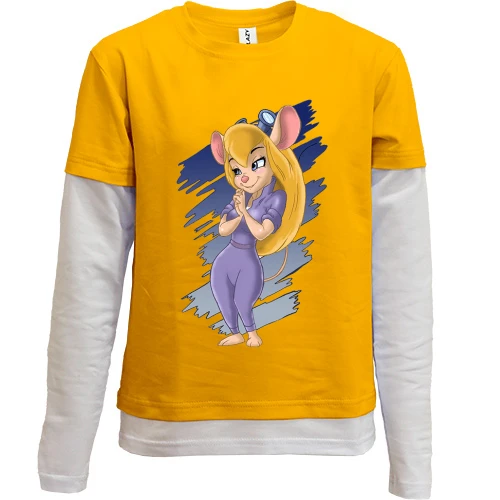 Комбінований дитячий лонгслів з Гайкою (Чіп і Дейл) (2)