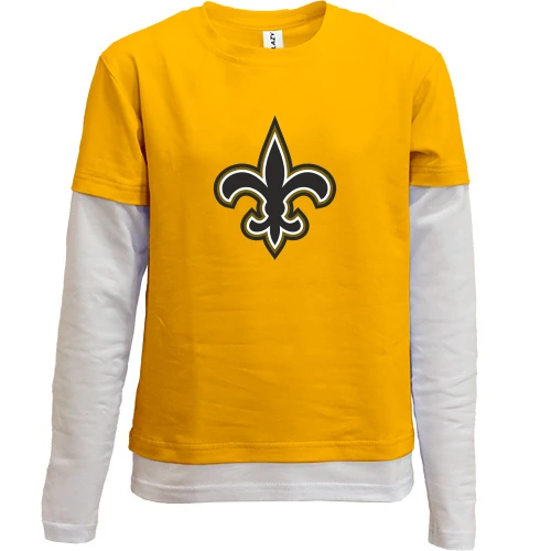 Комбинированный детский лонгслив New Orleans Saints