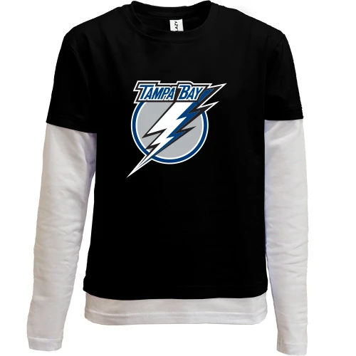 Комбинированный детский лонгслив Tampa Bay Lightning