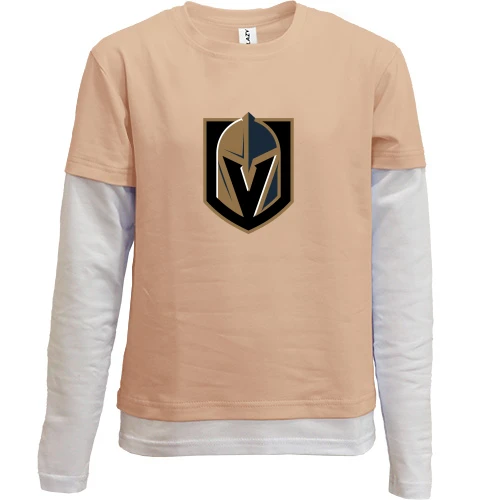 Комбинированный детский лонгслив Vegas Golden Knights