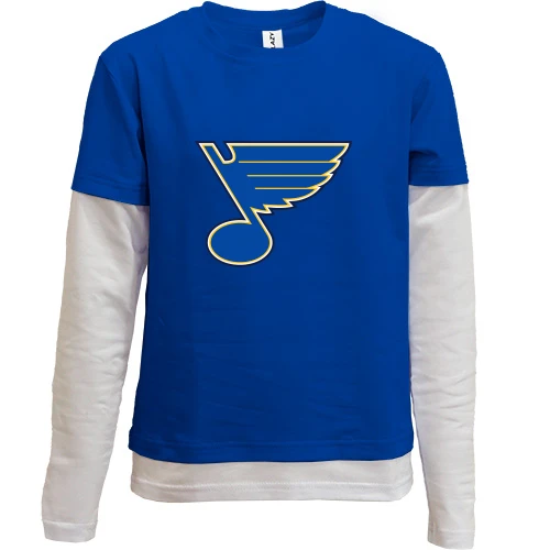 Комбинированный детский лонгслив "Saint Louis Blues"