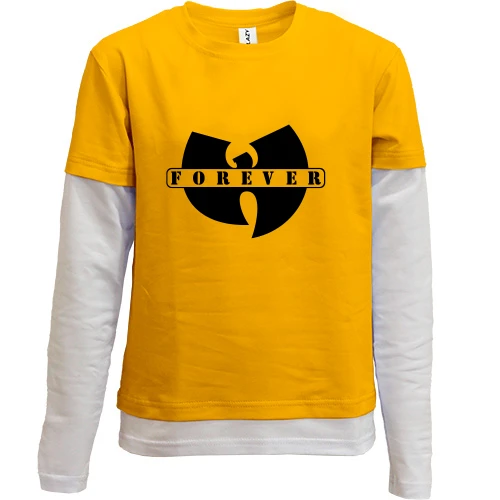 Комбинированный детский лонгслив Wu-Tang Forever