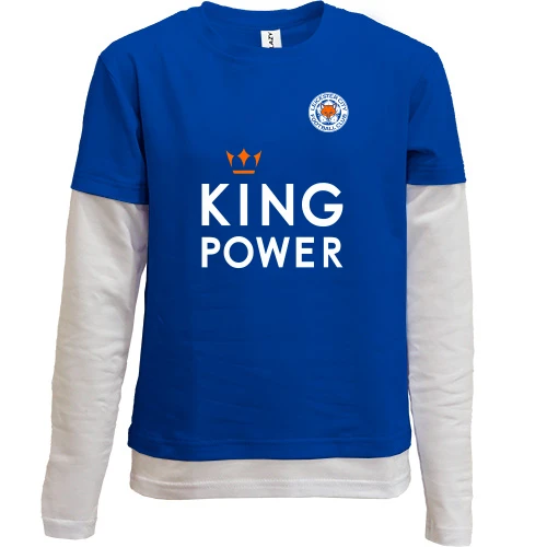 Комбинированный детский лонгслив Leicester City - Power King