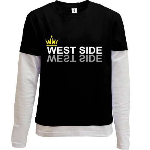 Комбинированный детский лонгслив West Side