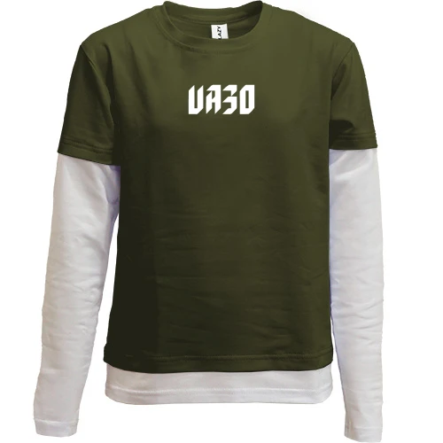 Комбинированный детский лонгслив UA30
