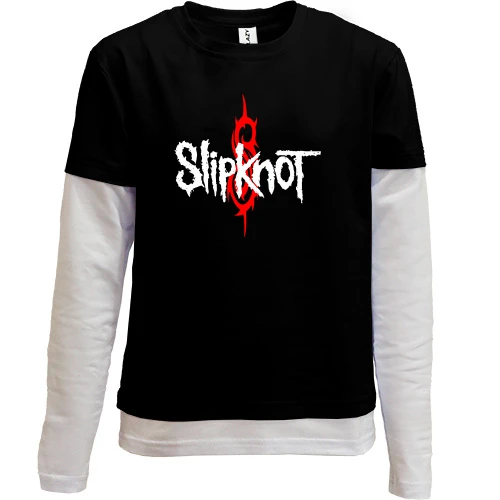 Комбинированный детский лонгслив Slipknot