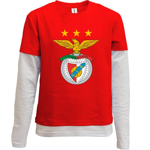Комбинированный детский лонгслив FC Benfica (Бенфика)