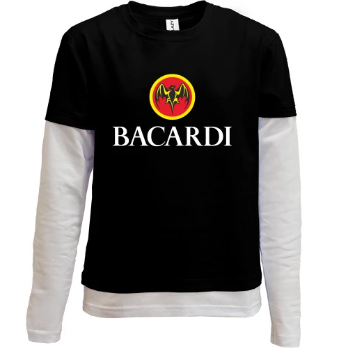 Комбінований дитячий лонгслів Bacardi