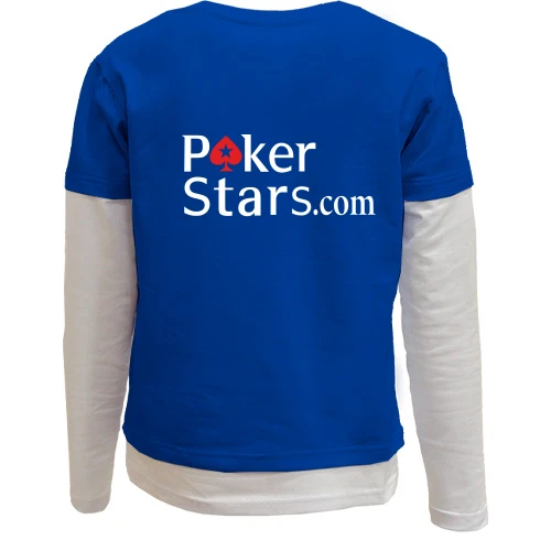 Комбінований дитячий лонгслів Poker Stars.com