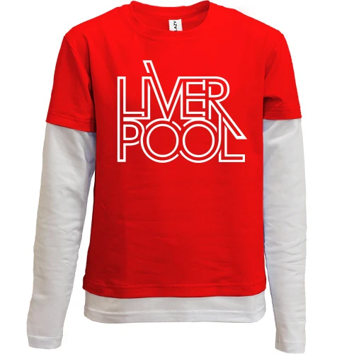 Комбинированный детский лонгслив LIVERPOOL