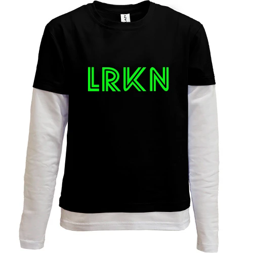 Комбинированный детский лонгслив LRKN