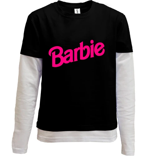 Комбинированный детский лонгслив Barbie