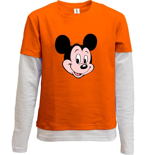Комбінований дитячий лонгслів Mickey 4