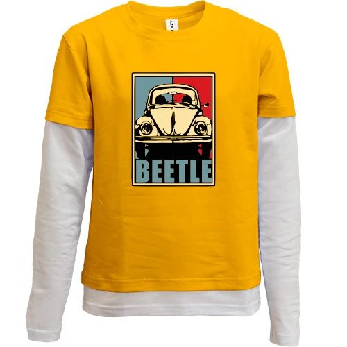 Комбинированный детский лонгслив Volkswagen Beetle