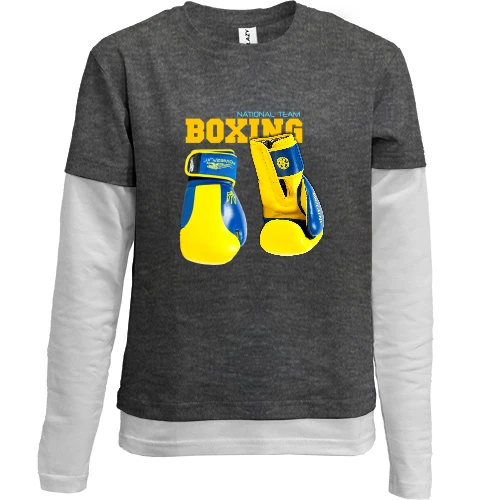 Комбинированный детский лонгслив Boxing National Team Ukraine