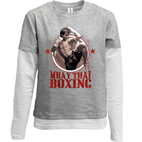 Комбинированный детский лонгслив Muay Thai Boxing
