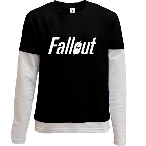 Комбинированный детский лонгслив, желтый, Fallout (3)