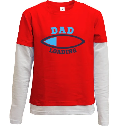 Комбінований дитячий лонгслів Dad loading
