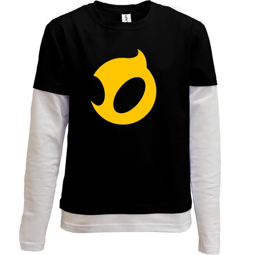 Комбинированный детский лонгслив, черный, Team Dignitas (Дигнитас)