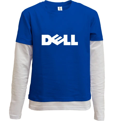 Комбинированный детский лонгслив DELL