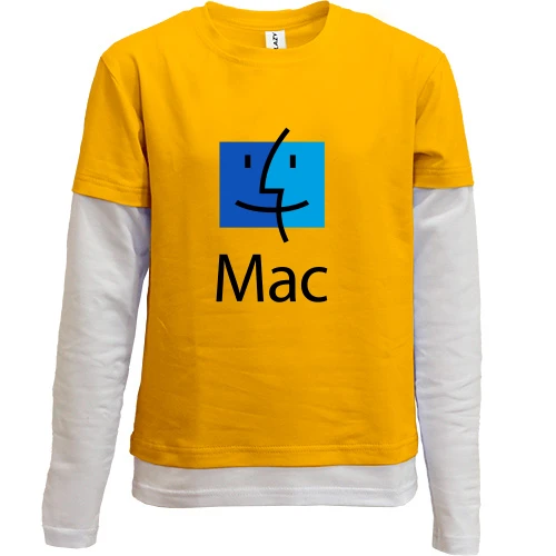 Комбинированный детский лонгслив mac finder