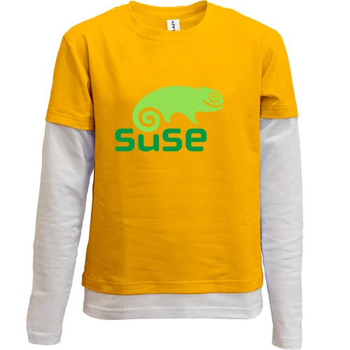 Комбинированный детский лонгслив suse