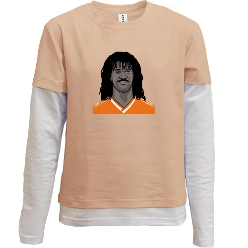 Комбинированный детский лонгслив, желтый, Ruud Gullit (2)